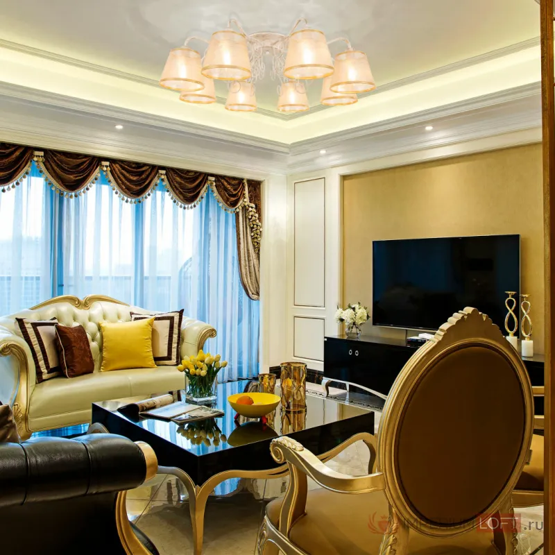 Люстра Arte Milano AM341120 341120/8 WT+G от ImperiumLoft