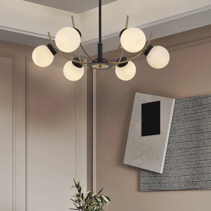Люстра Arte Milano Neapolis-76169 276169/6 BK/GD от ImperiumLoft