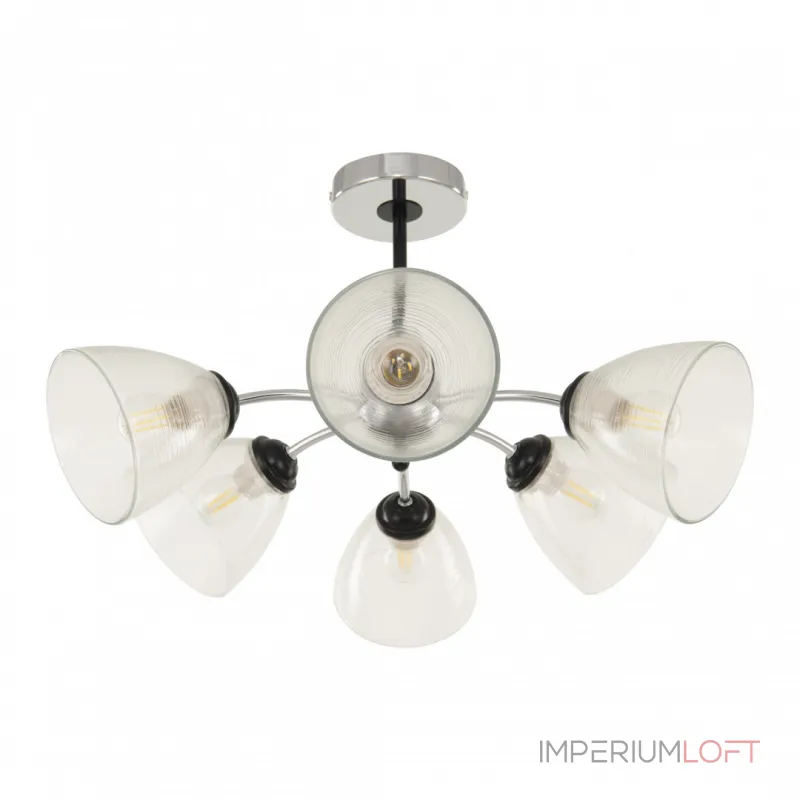 Потолочная люстра Arte Milano Napoli-329007 329007/3+3 CR.BK