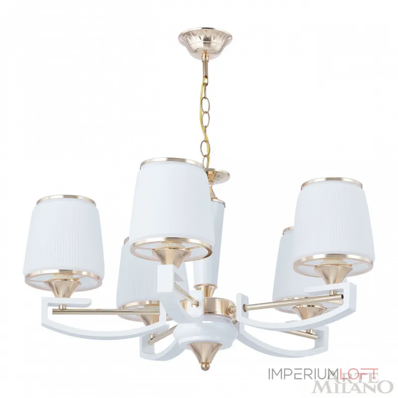 Подвесная люстра Arte Milano Florentia-2457 302457/5 Wh/Gd