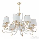 Подвесная люстра Arte Milano Florentia-3857 303857/8 Wh/Gd