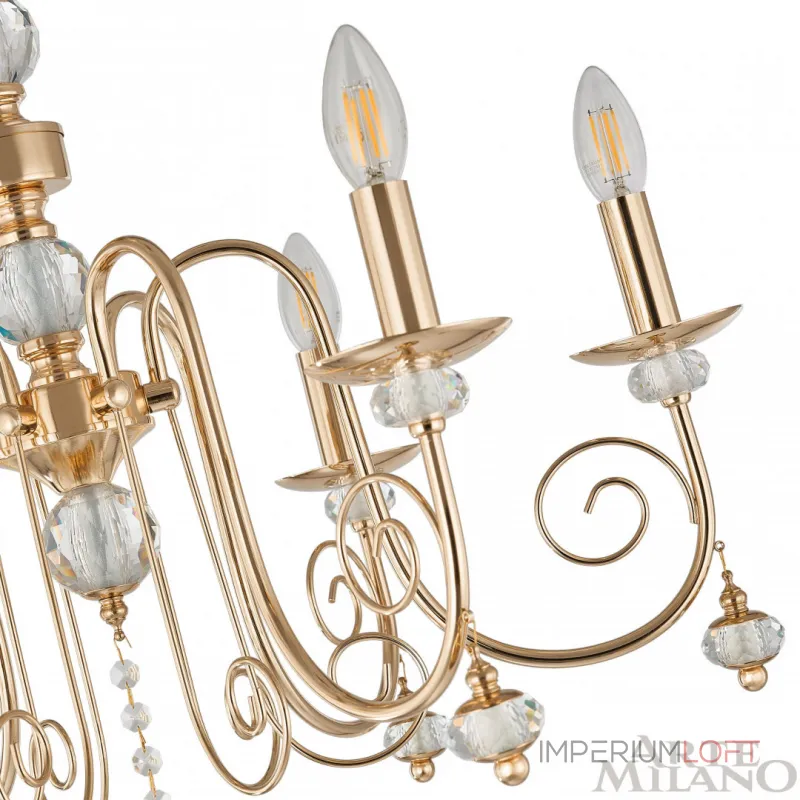 Подвесная люстра Arte Milano AM346109 346109/8 FGD Подвесная люстра Arte Milano AM346109 346109/8 FGD