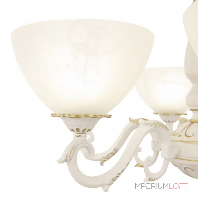 Подвесная люстра Arte Milano AM340518 340518/5 WT+G Подвесная люстра Arte Milano AM340518 340518/5 WT+G