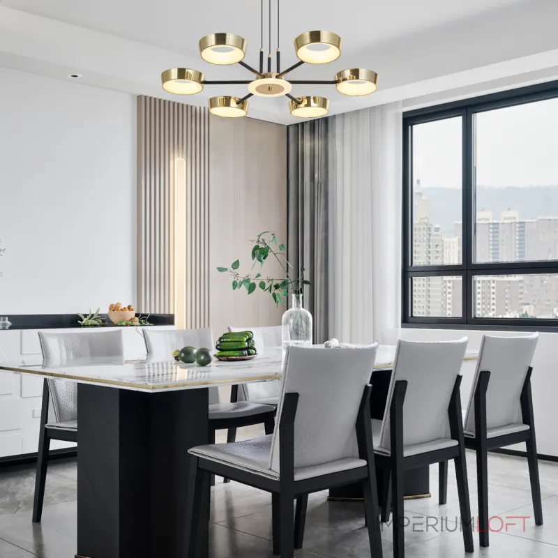 Подвесная люстра Arte Milano Ferrara-71079 271079/6 BK/GD