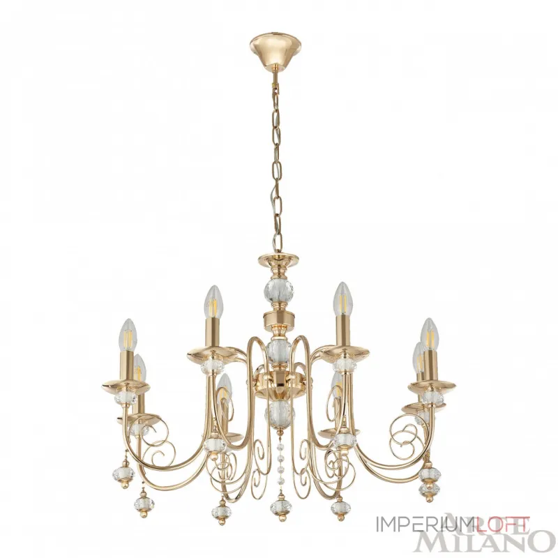 Подвесная люстра Arte Milano AM346109 346109/8 FGD Подвесная люстра Arte Milano AM346109 346109/8 FGD