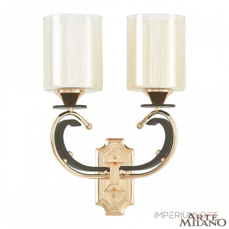 Бра Arte Milano Florentia-2237 302237/2W Bk/Gd