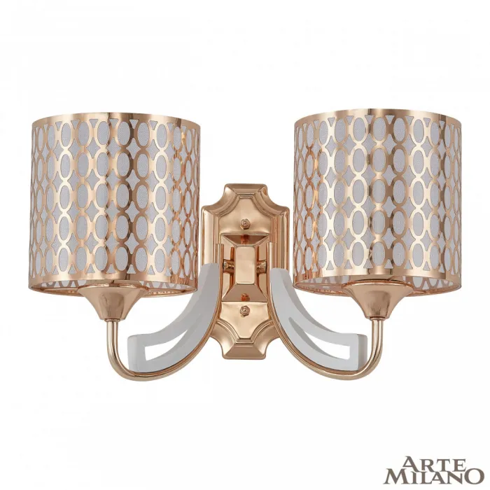 Бра Arte Milano Florentia-3387 303387/2W Wh/Gd от ImperiumLoft