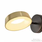 Бра светодиодный Arte Milano Ferrara-71079 271079/1B BK/GD