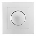 Комплект - диммер 500W с рамкой однопостовой Arte Milano SET06-1-48-1 silver от ImperiumLoft