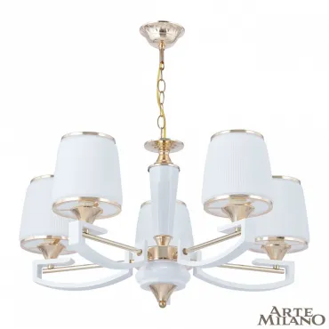 Подвесная люстра Arte Milano Florentia-2457 302457/5 Wh/Gd
