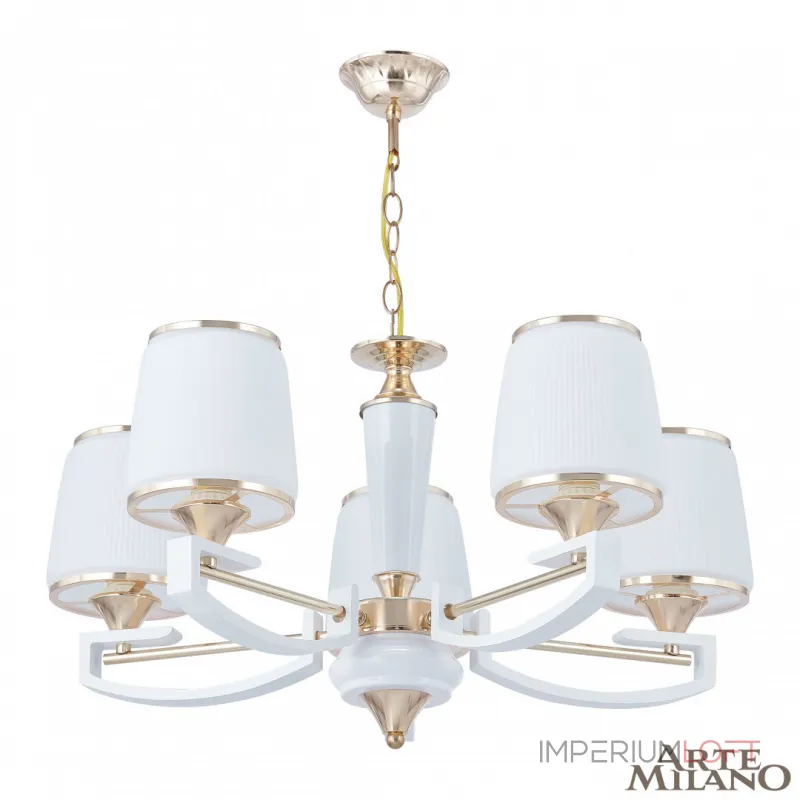Подвесная люстра Arte Milano Florentia-2457 302457/5 Wh/Gd