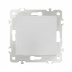 Выключатель одноклавишный проходной (на 2 направления), 10AX 250V 206.32-1.silver