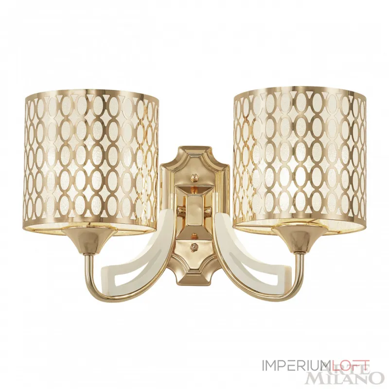 Бра Arte Milano Florentia-3387 303387/2W Wh/Gd