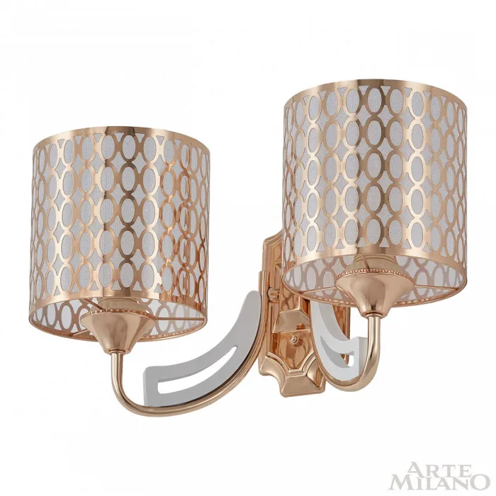 Бра Arte Milano Florentia-3387 303387/2W Wh/Gd от ImperiumLoft