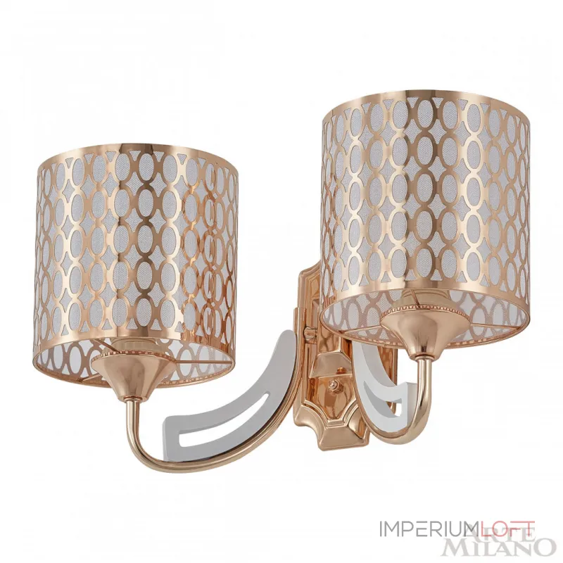 Бра Arte Milano Florentia-3387 303387/2W Wh/Gd
