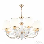 Люстра подвесная Arte Milano Florentia-1097 301097/8 Wh/Gd от ImperiumLoft