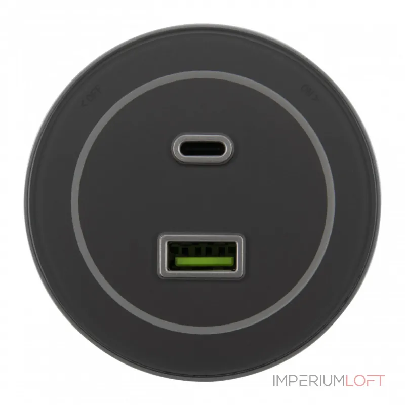 Трековая розетка, 3.1A 250V 399732TS/USB-Type-C Silver от ImperiumLoft Трековая розетка, 3.1A 250V 399732TS/USB-Type-C Silver от ImperiumLoft