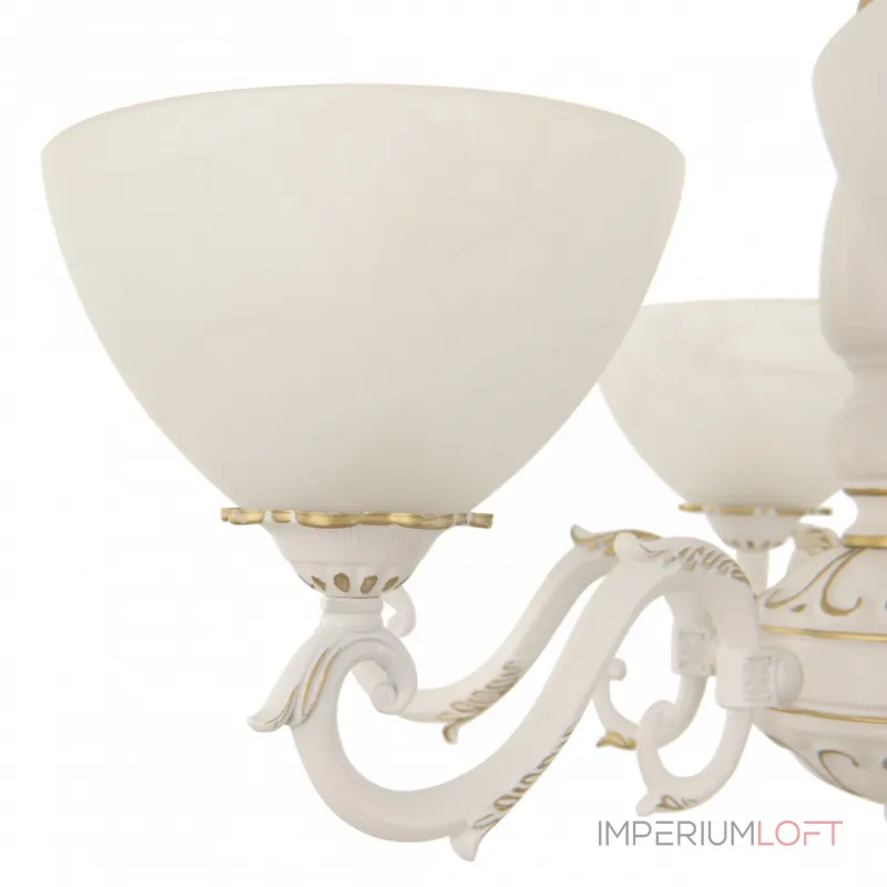 Подвесная люстра Arte Milano AM340518 340518/5 WT+G Подвесная люстра Arte Milano AM340518 340518/5 WT+G