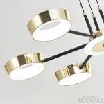 Подвесная люстра Arte Milano Ferrara-71079 271079/6 BK/GD
