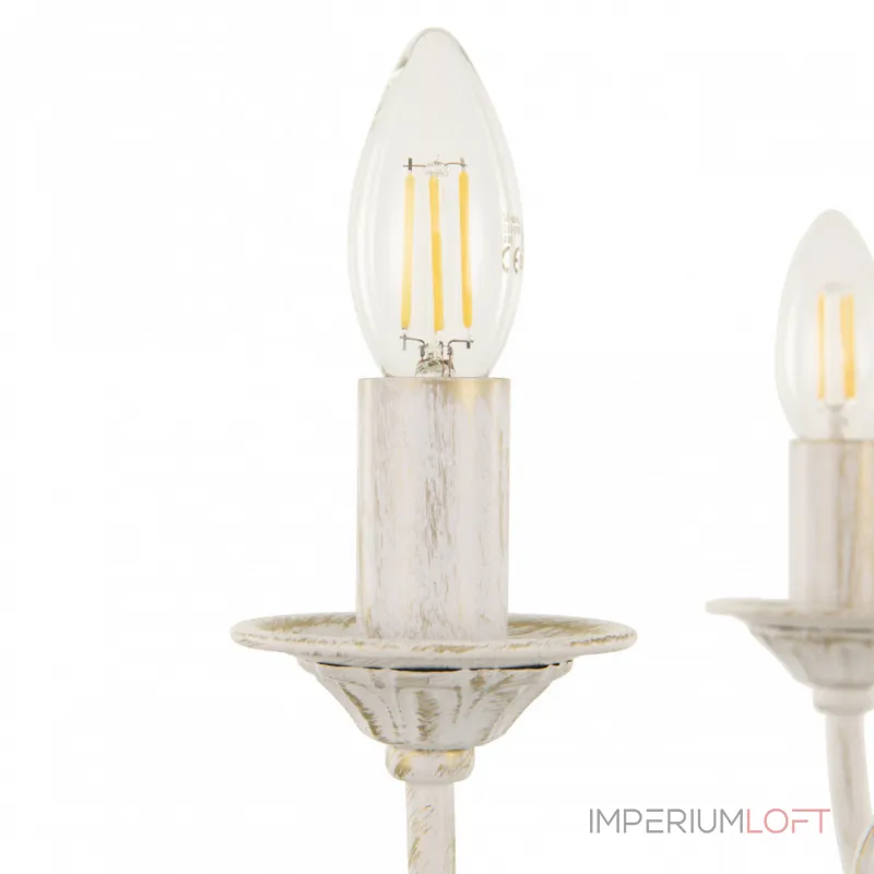 Подвесная люстра Arte Milano AM342620 342620/8 WT+G Подвесная люстра Arte Milano AM342620 342620/8 WT+G