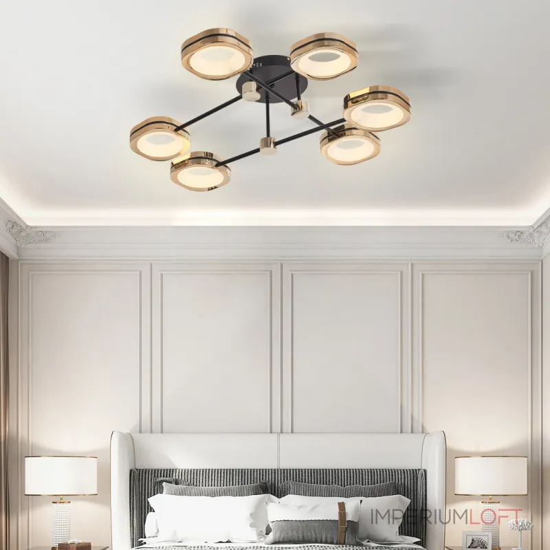 Светильник светодиодный Arte Milano Ferrara-71040 277999/6 BK/GD