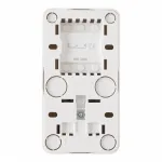 Розетка с заземлением и шторками + выключатель одноклавишный, 10AX 250V, 16A 250V 310.52-1.white от ImperiumLoft