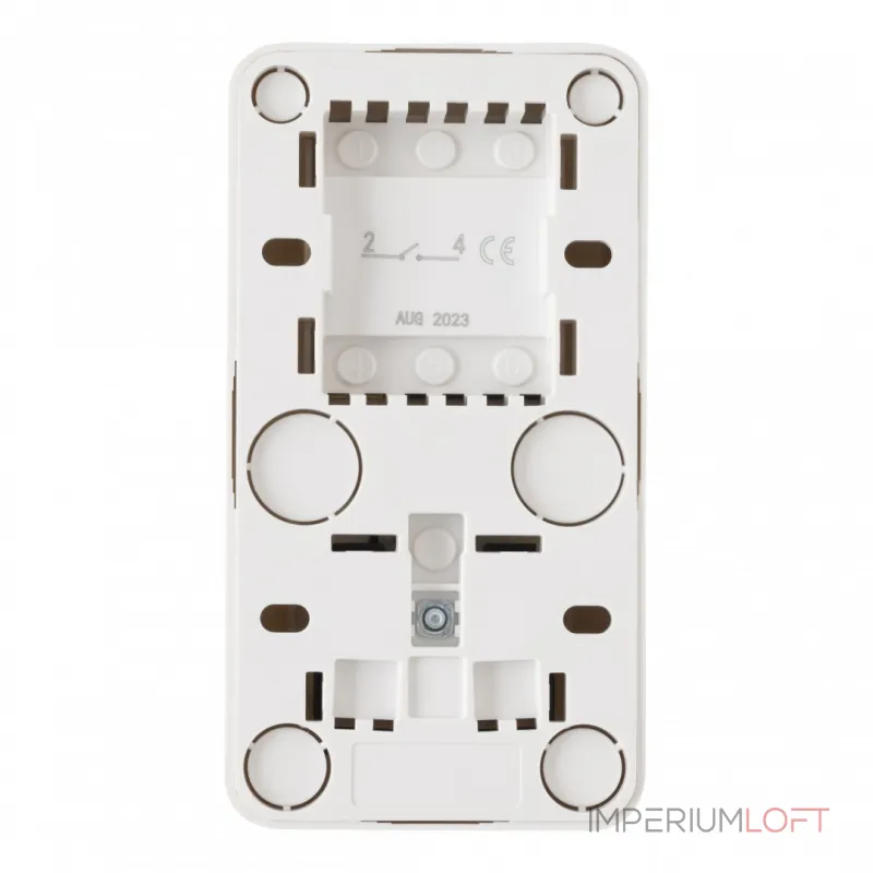 Розетка с заземлением и шторками + выключатель одноклавишный, 10AX 250V, 16A 250V 310.52-1.white от ImperiumLoft