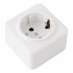 Розетка с заземлением и шторками, 16A 250V 310.40-1.white