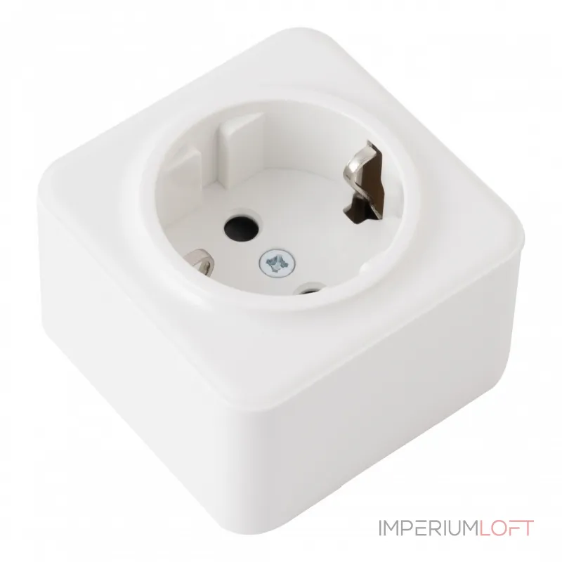 Розетка с заземлением и шторками, 16A 250V 310.40-1.white
