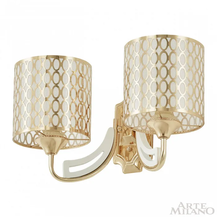 Бра Arte Milano Florentia-3387 303387/2W Wh/Gd от ImperiumLoft