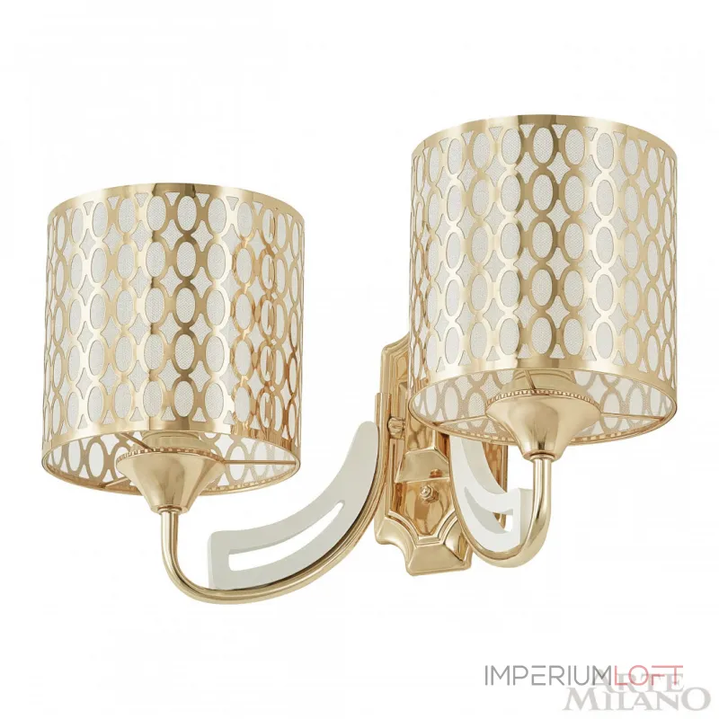 Бра Arte Milano Florentia-3387 303387/2W Wh/Gd