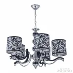 Люстра подвесная Arte Milano Florentia-4957 304957/5 Bk/Ni от ImperiumLoft