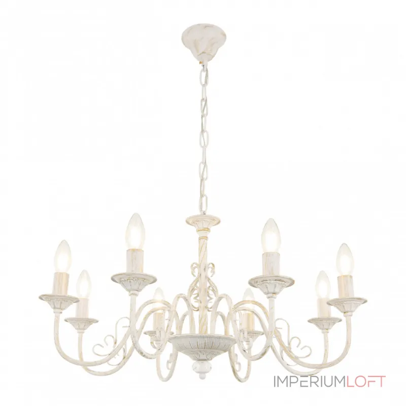 Подвесная люстра Arte Milano AM342620 342620/8 WT+G Подвесная люстра Arte Milano AM342620 342620/8 WT+G