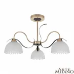 Люстра на штанге Arte Milano Napoli-327306 327306/3 FG+BK