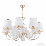 Люстра подвесная Arte Milano Florentia-1097 301097/8 Wh/Gd от ImperiumLoft