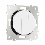 Выключатель трёхклавишный, 10AX 250V 202.30-3.white