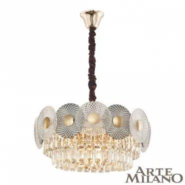 Подвесная люстра Arte Milano AM-1508B 1508B.D550.H250.E14.9 G Подвесная люстра Arte Milano AM-1508B 1508B.D550.H250.E14.9 G