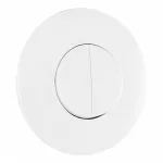 Выключатель круглый двухклавишный с рамкой Arte Milano SET08-1-30-2 white