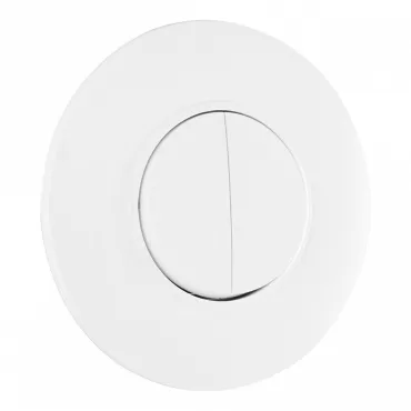 Выключатель круглый двухклавишный с рамкой Arte Milano SET08-1-30-2 white Выключатель круглый двухклавишный с рамкой Arte Milano SET08-1-30-2 white