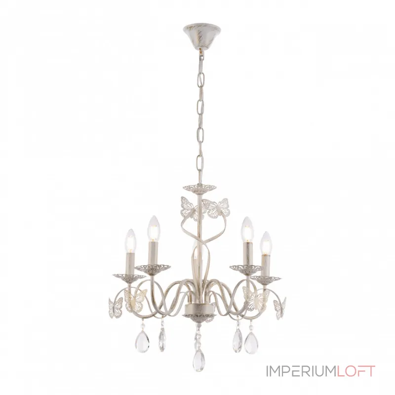 Подвесная люстра Arte Milano AM346179 346179/5 WT+G Подвесная люстра Arte Milano AM346179 346179/5 WT+G