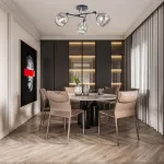 Потолочная люстра Arte Milano AMALFI-323685 323685/3B BK+CR