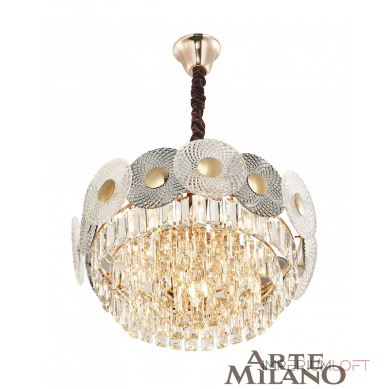Подвесная люстра Arte Milano AM-1508B 1508B.D550.H250.E14.9 G