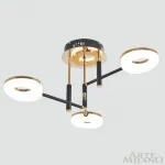 Потолочная люстра Arte Milano Ferrara-72999 272999/3 BK/GD