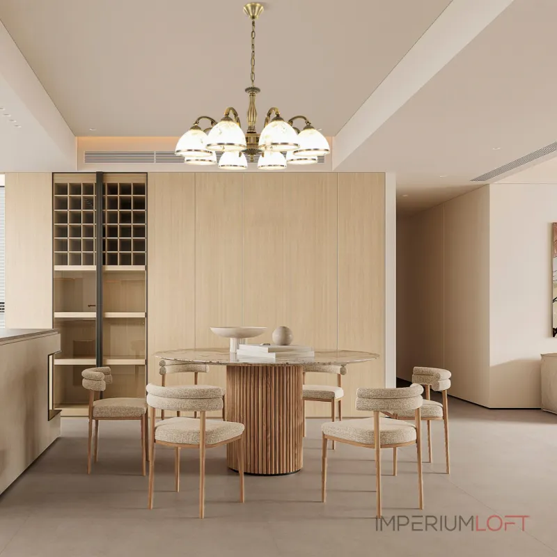Подвесная люстра Arte Milano AM349737 349737/8 AB Подвесная люстра Arte Milano AM349737 349737/8 AB