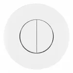 Выключатель круглый двухклавишный с рамкой Arte Milano SET08-1-30-2 white