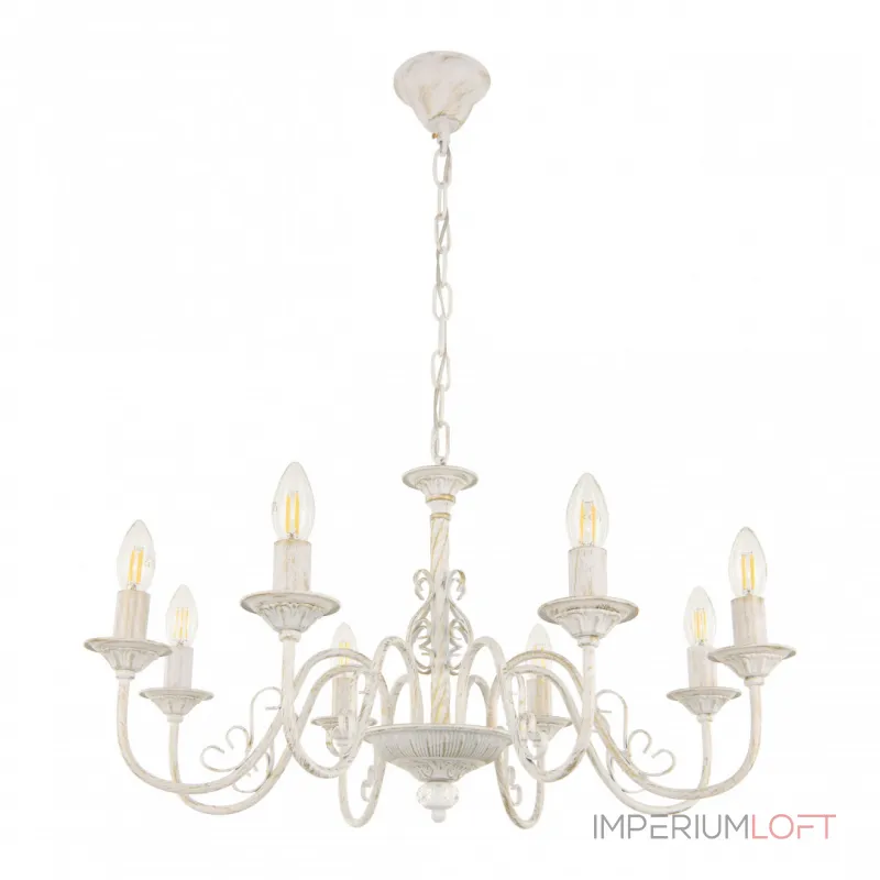 Подвесная люстра Arte Milano AM342620 342620/8 WT+G Подвесная люстра Arte Milano AM342620 342620/8 WT+G