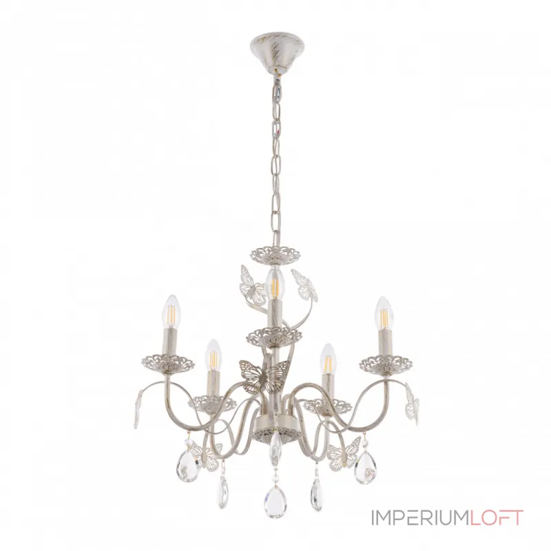 Подвесная люстра Arte Milano AM346179 346179/5 WT+G Подвесная люстра Arte Milano AM346179 346179/5 WT+G