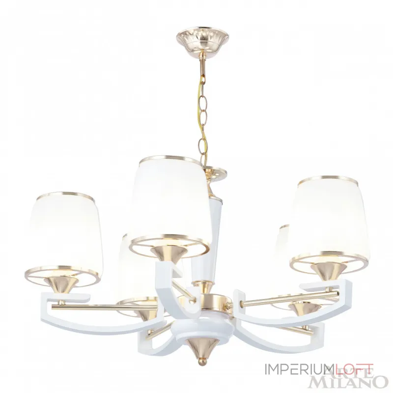 Подвесная люстра Arte Milano Florentia-2457 302457/5 Wh/Gd