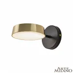 Бра светодиодный Arte Milano Ferrara-71079 271079/1B BK/GD
