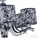 Люстра подвесная Arte Milano Florentia-4957 304957/5 Bk/Ni от ImperiumLoft